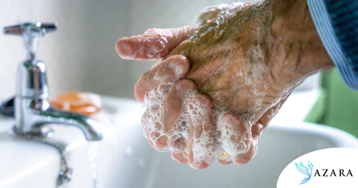 Small daily habits like hand washing support infection prevention in seniors.