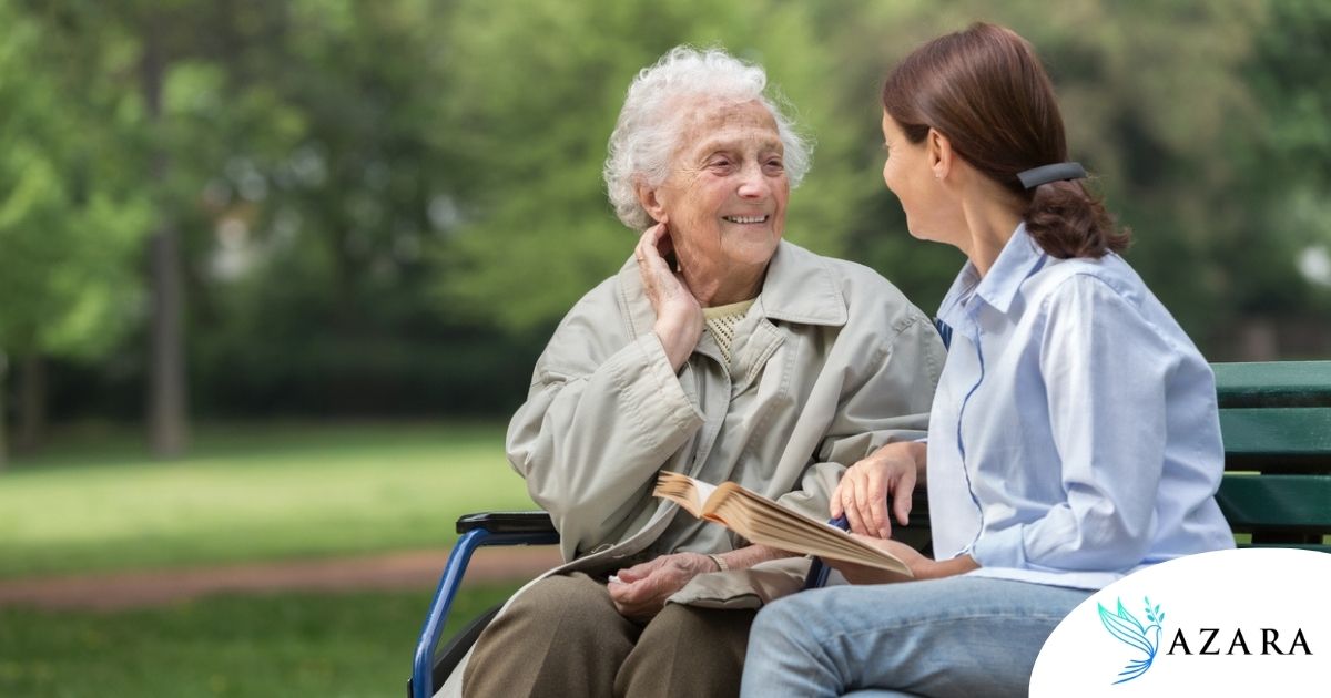 A companion caregiver fights depression in seniors through home care